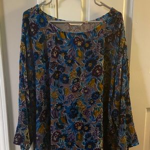 XL velvet soft surroundings stretch top